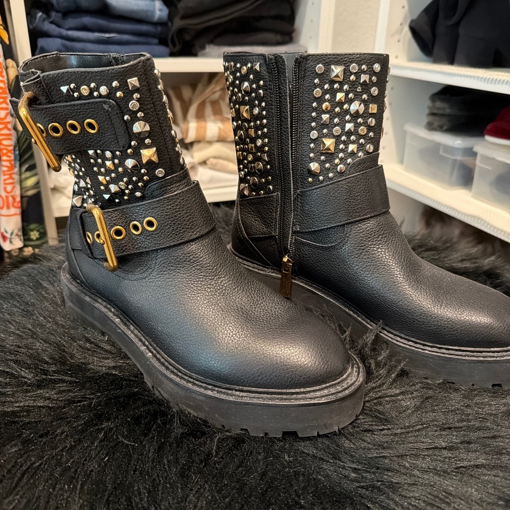 Kurt Geiger biker boots NBW SZ 8